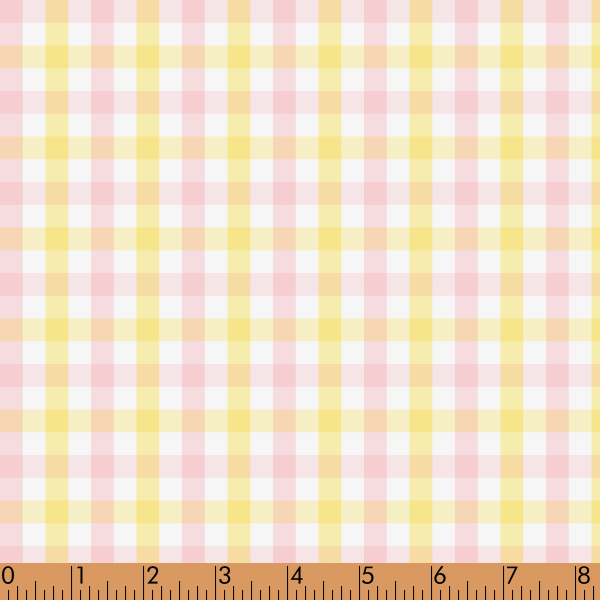 M71- Yellow & Baby Pink fabric